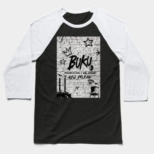 brick wall buku new orleans Baseball T-Shirt